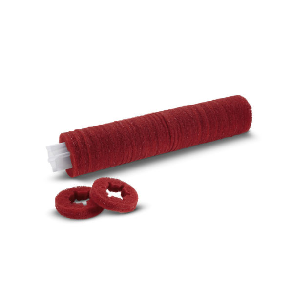 Cepillo cilíndrico de esponja sobre casquillo, medio, rojo, 350 mm Karcher 6.369-047.0